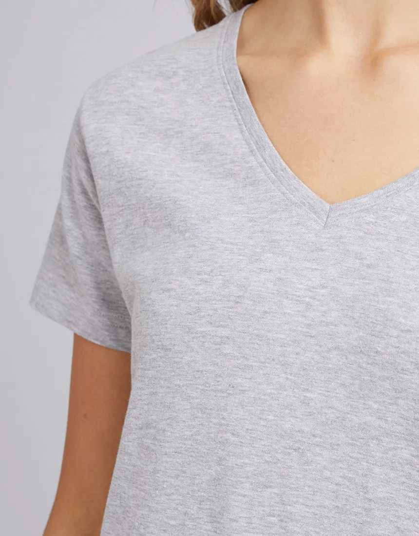 Silent Theory Marvelous T-Shirt Grau Meliert