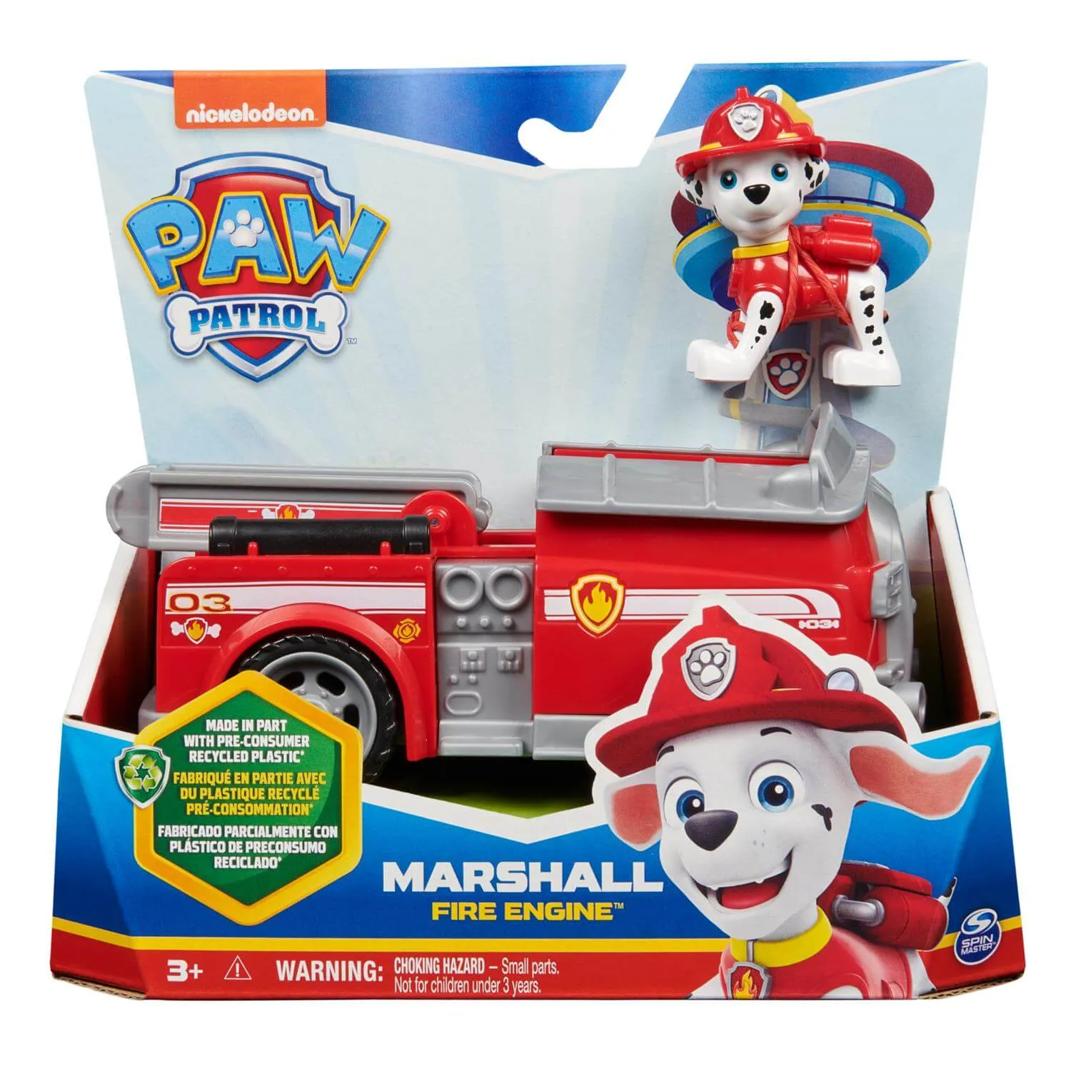 Spin Master Spielzeug PAW Patrol Marshall und Feuerwehrwagen Figuren-Set