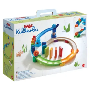 Spiralförmige Dominobahn