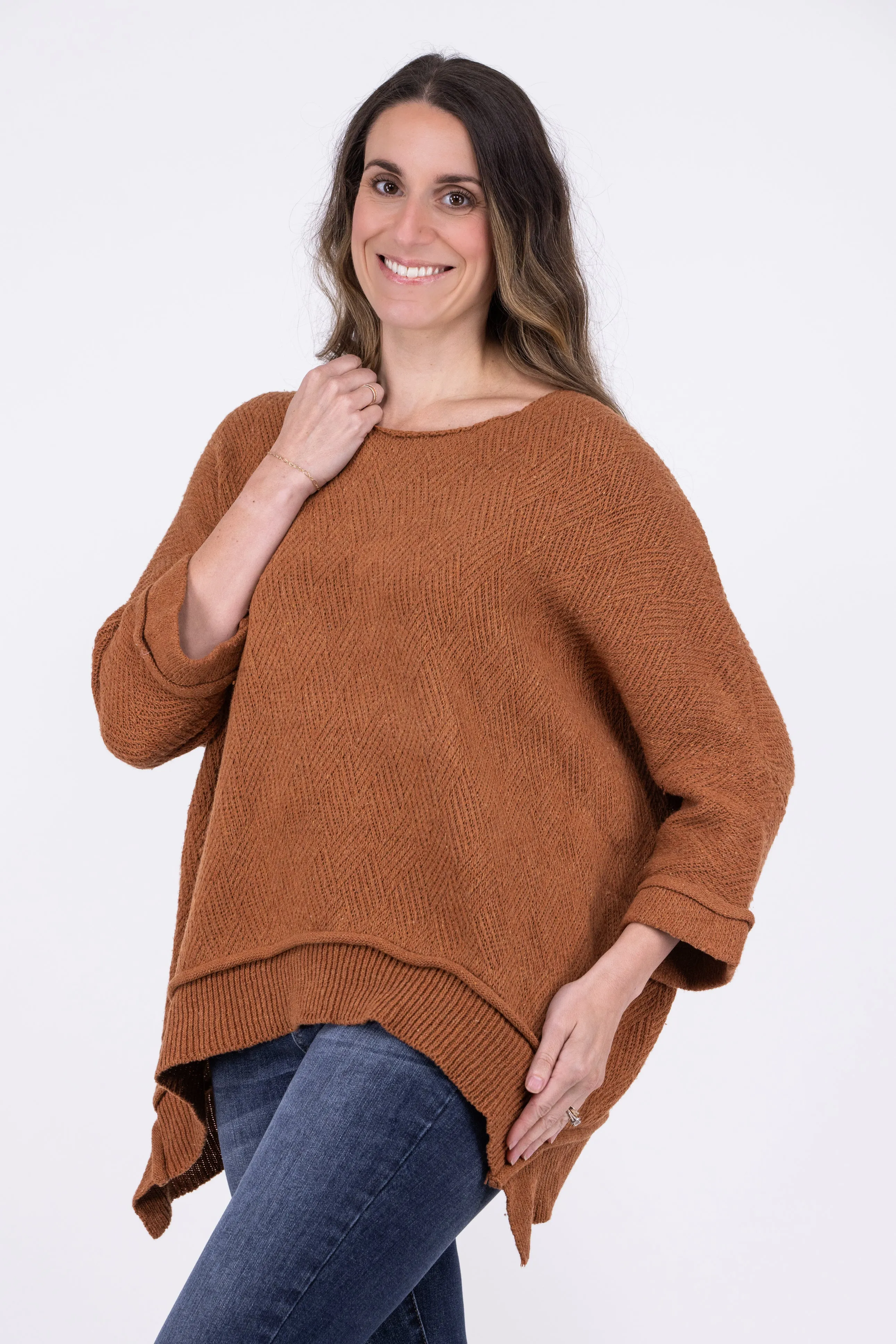 Stroll Simply Damen lässiger Strickpullover