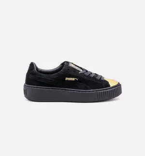 Suede Creeper Damen Lifestyle-Schuh - Schwarz/Gold