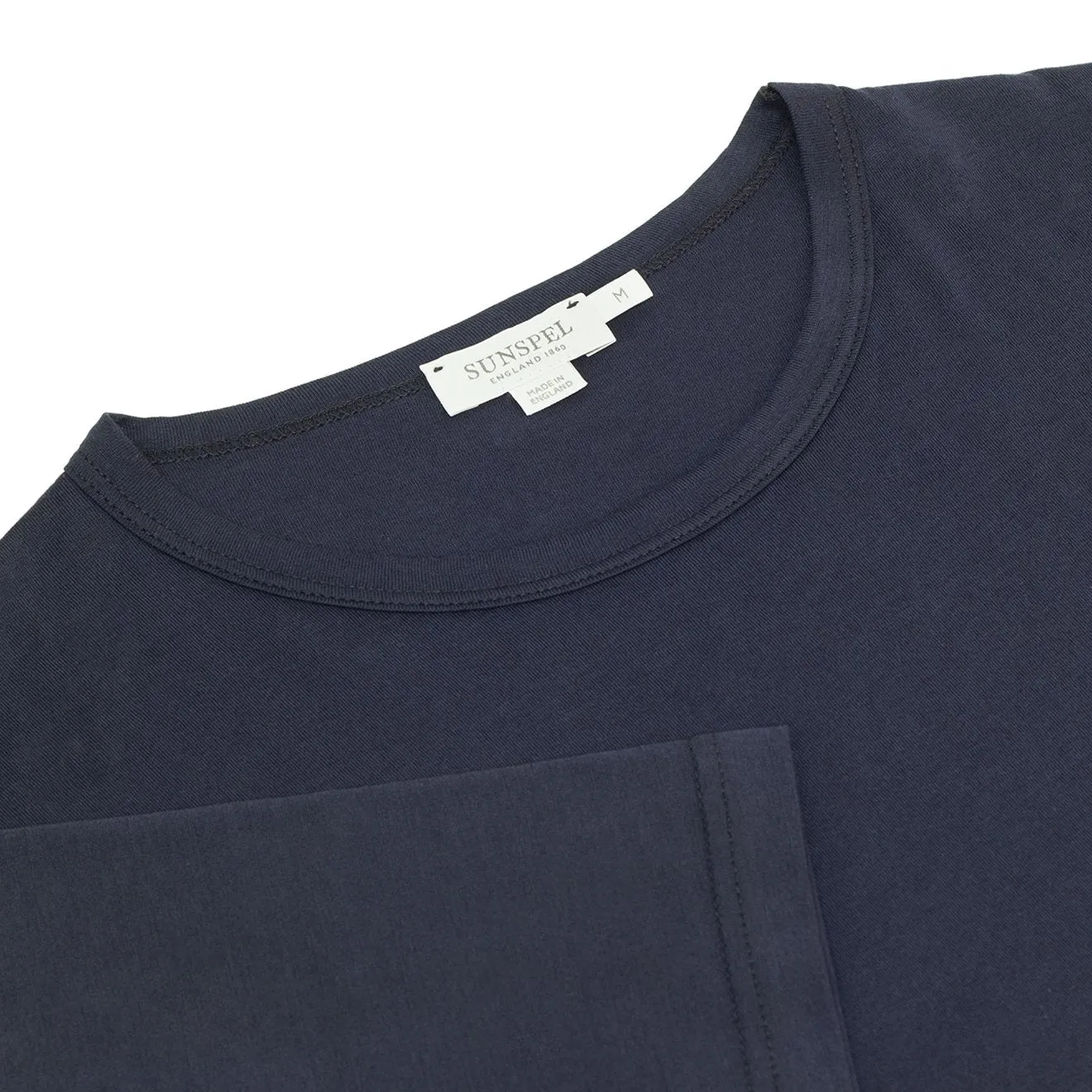 Sunspel Classic Crew T-Shirt Marineblau