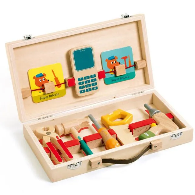 Super Bricolo Holzwerkzeug-Set