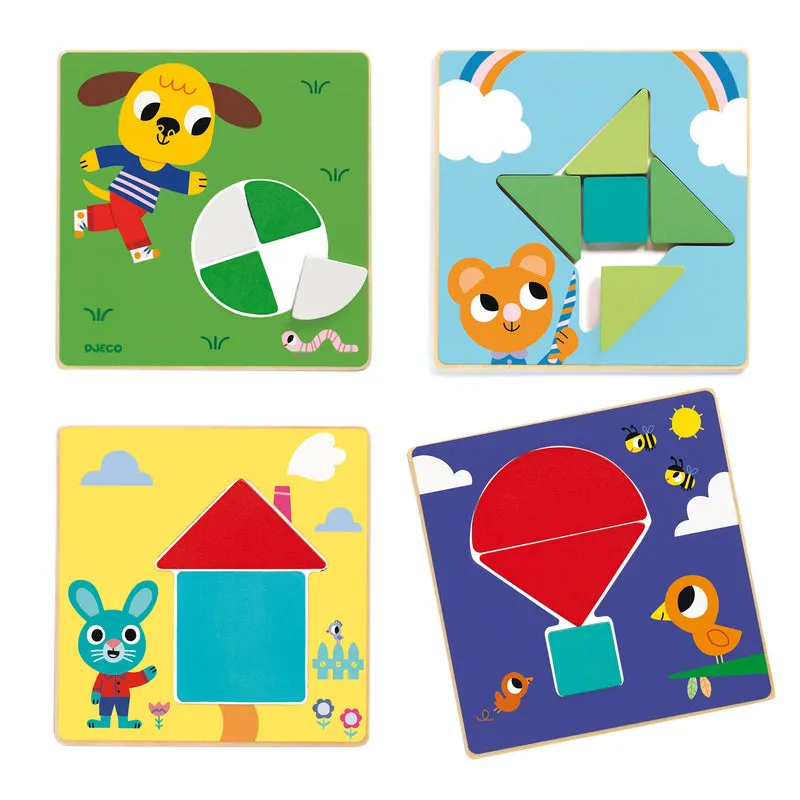 Tangramini Holzlegespiel