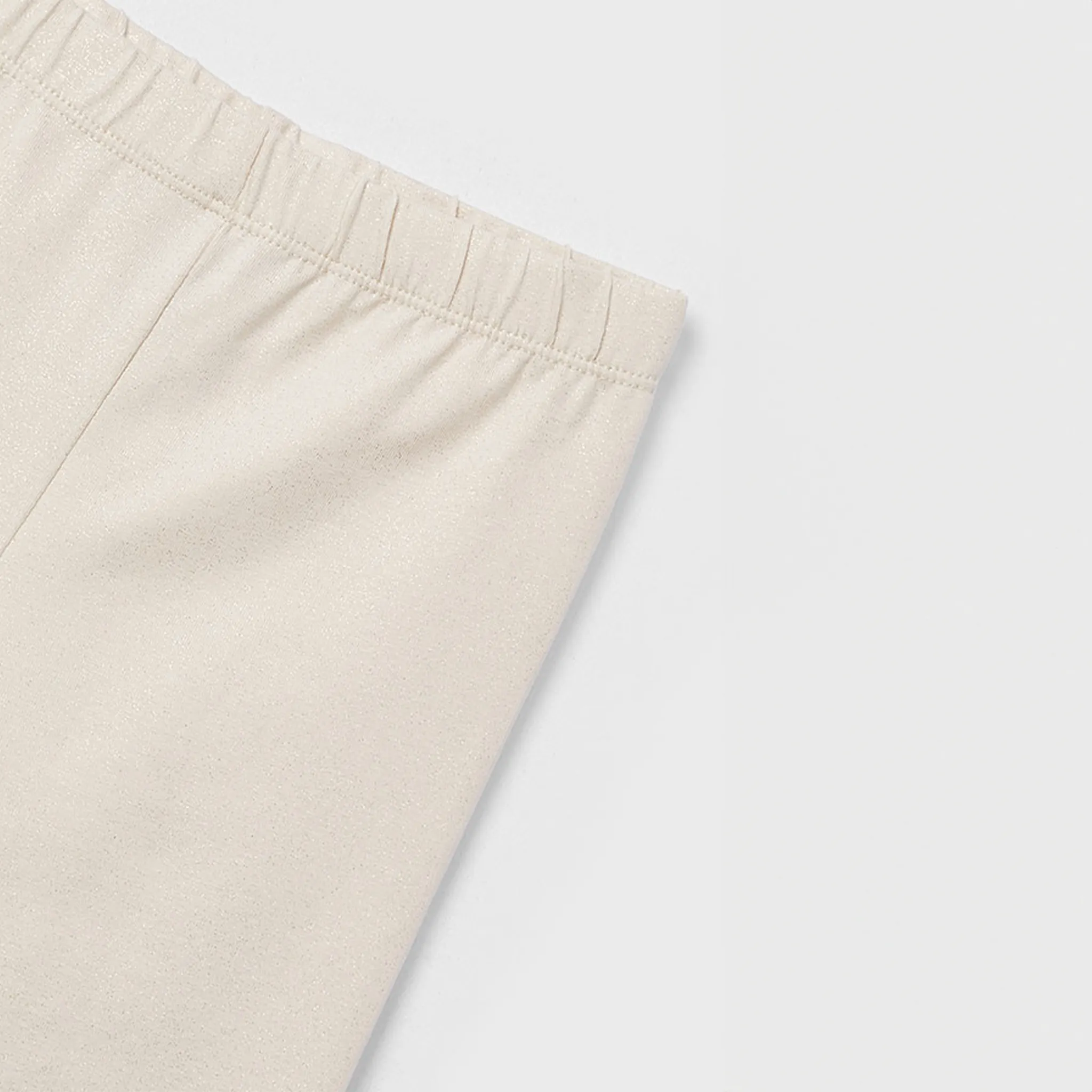 Tanktop und beige Leggings-Set für Mädchen