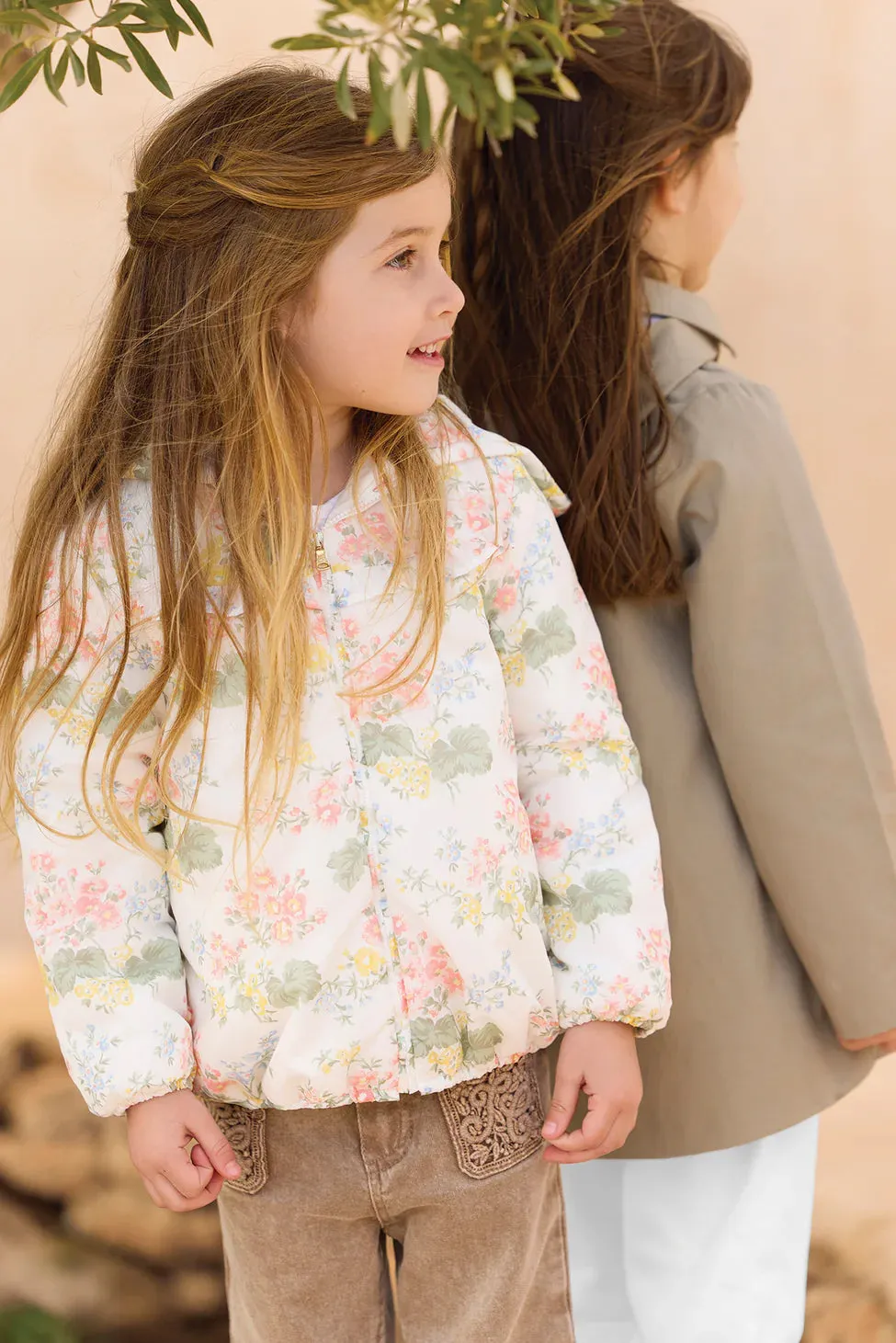 Tartine Et Chocolat Jungen Mädchen SOMMERGARTEN WINDBREAKER A - Perlmut