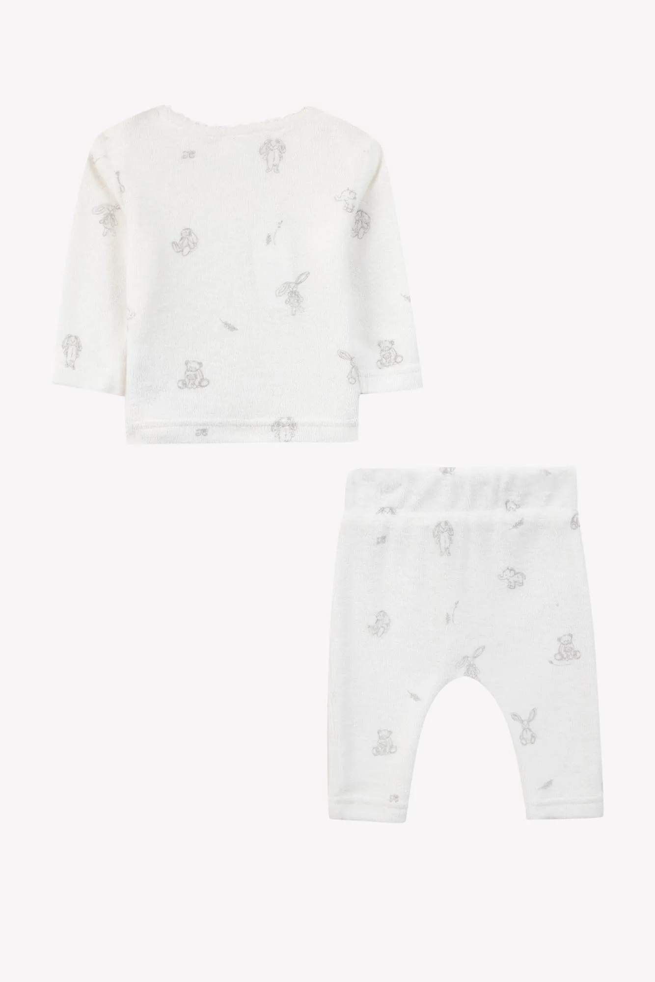 Tartine Et Chocolat Jungen Mädchen PREMIER TROUSSEAU GEMISCHTER PYJAMA4 - Hellgrau meliert