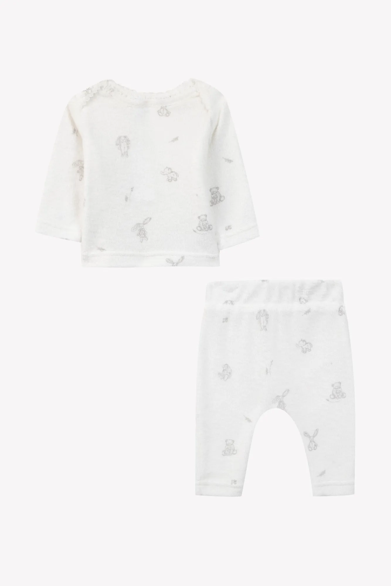 Tartine Et Chocolat Jungen Mädchen PREMIER TROUSSEAU GEMISCHTER PYJAMA4 - Hellgrau meliert
