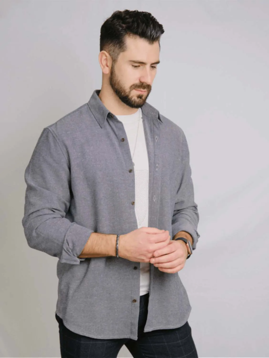 Das Marc 100% recycelte Hemd | Blau