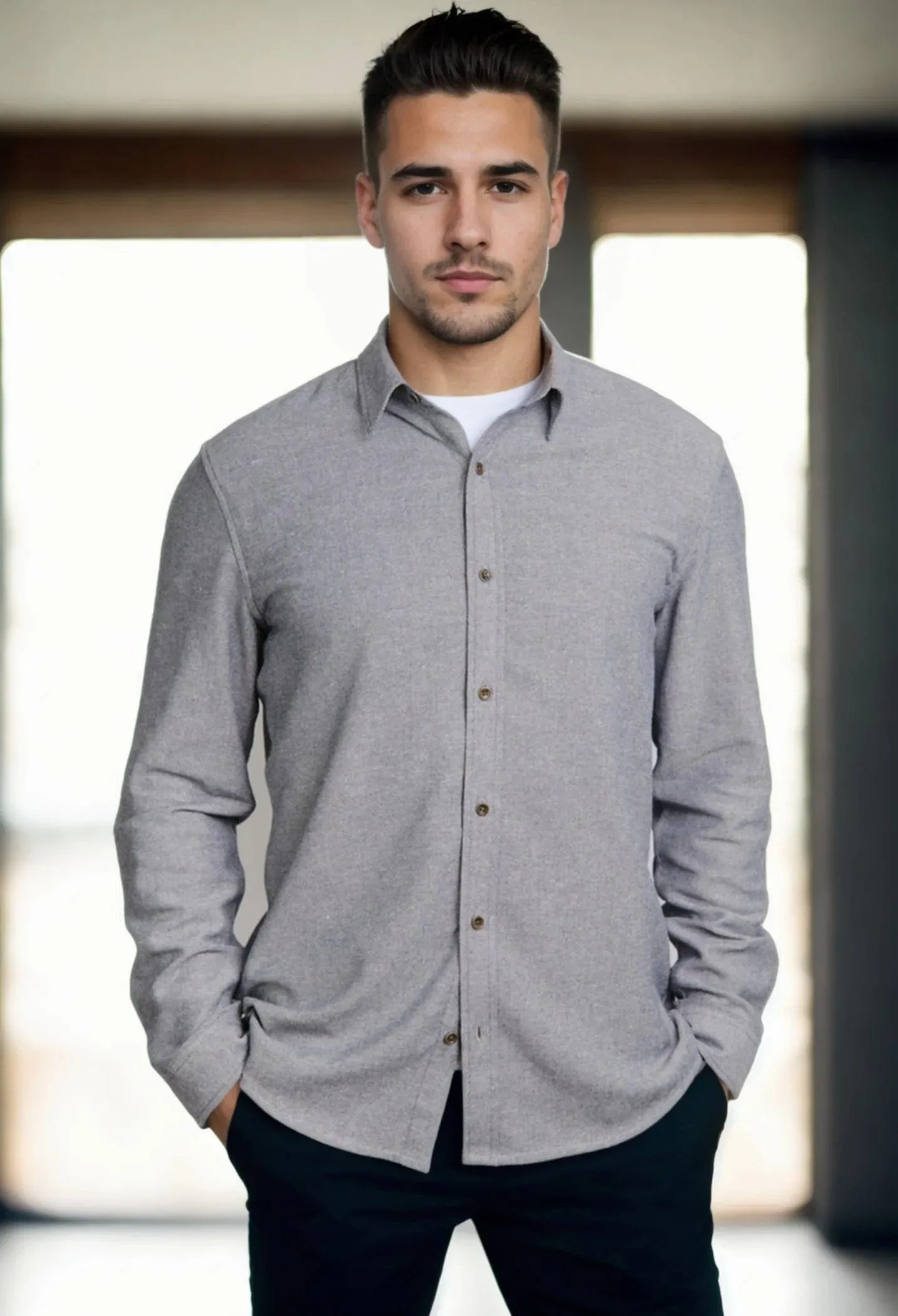 Das Marc 100% recycelte Hemd | Blau