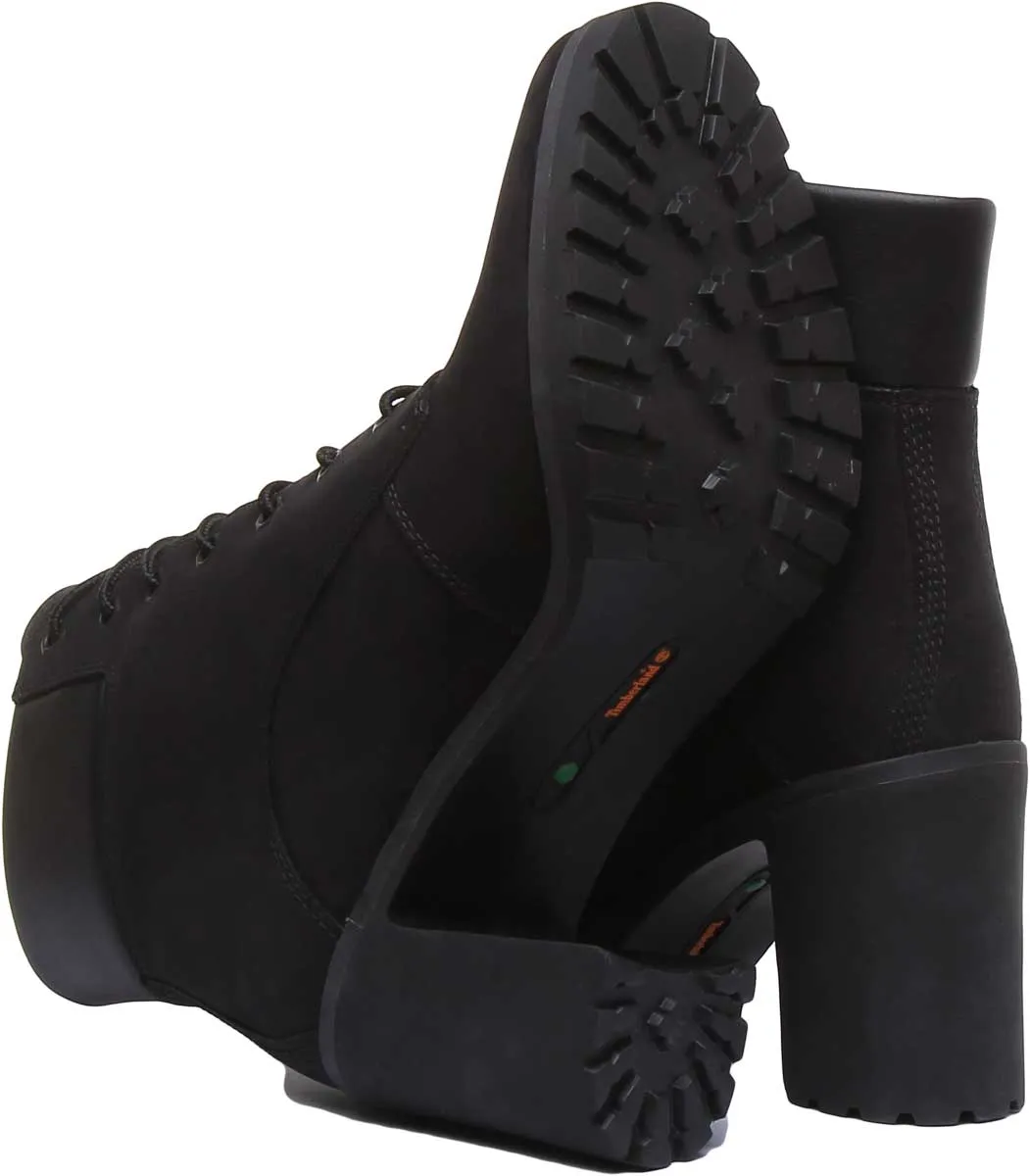 Timberland A1Jvb Allington Stiefel mit 6-Zoll-Blockabsatz in Schwarz für Damen Timberland