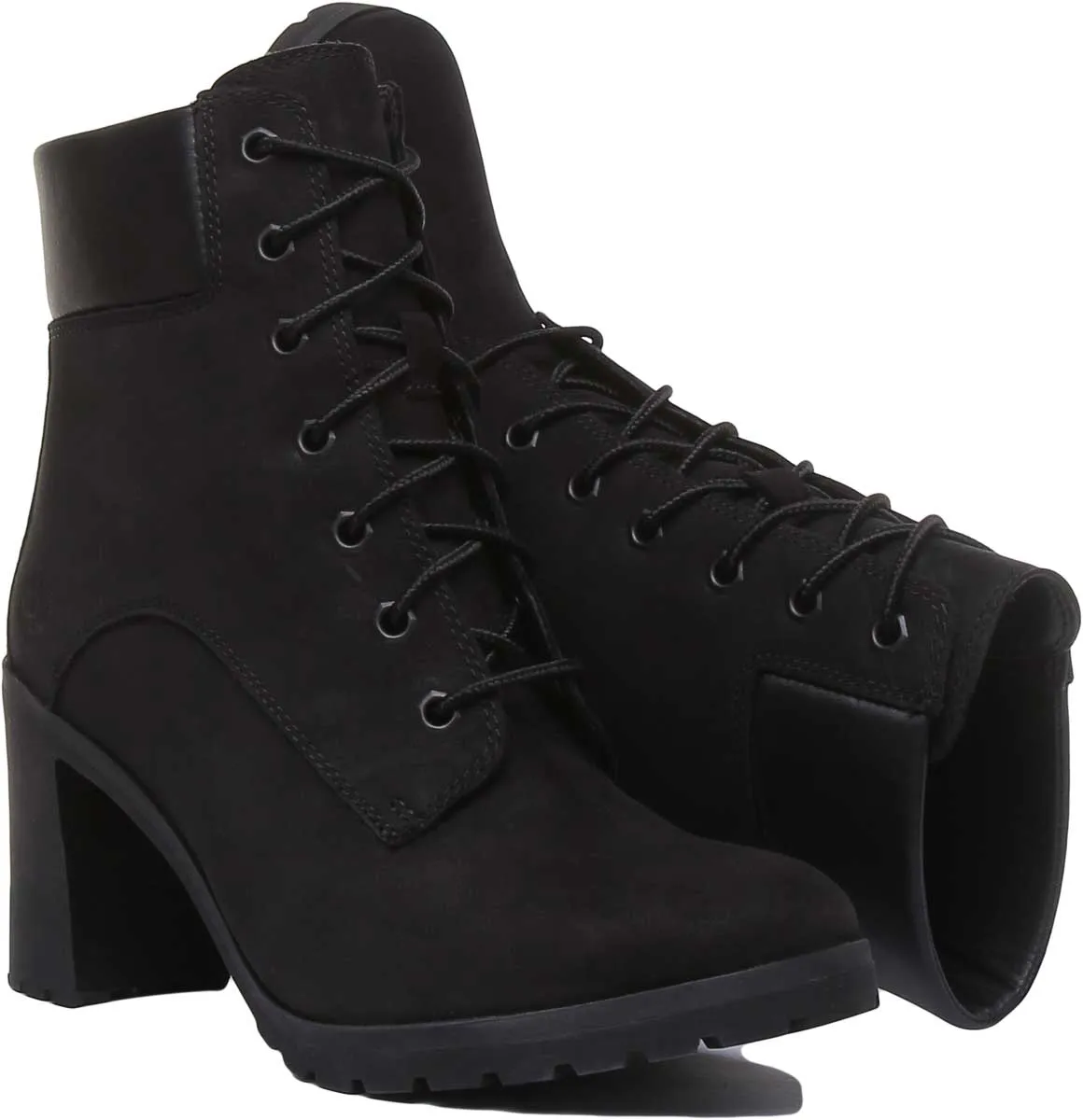 Timberland A1Jvb Allington Stiefel mit 6-Zoll-Blockabsatz in Schwarz für Damen Timberland