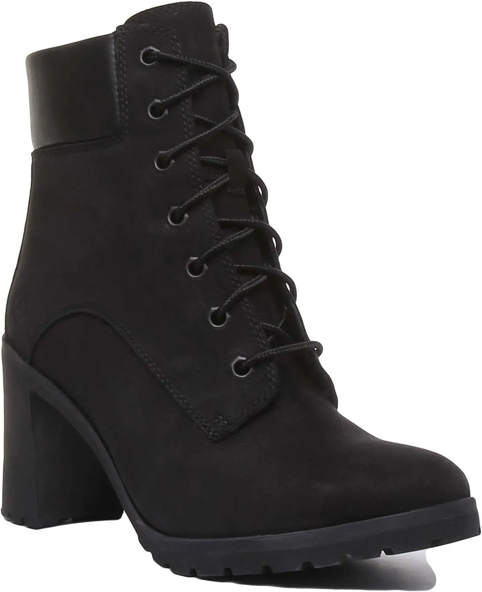 Timberland A1Jvb Allington Stiefel mit 6-Zoll-Blockabsatz in Schwarz für Damen Timberland