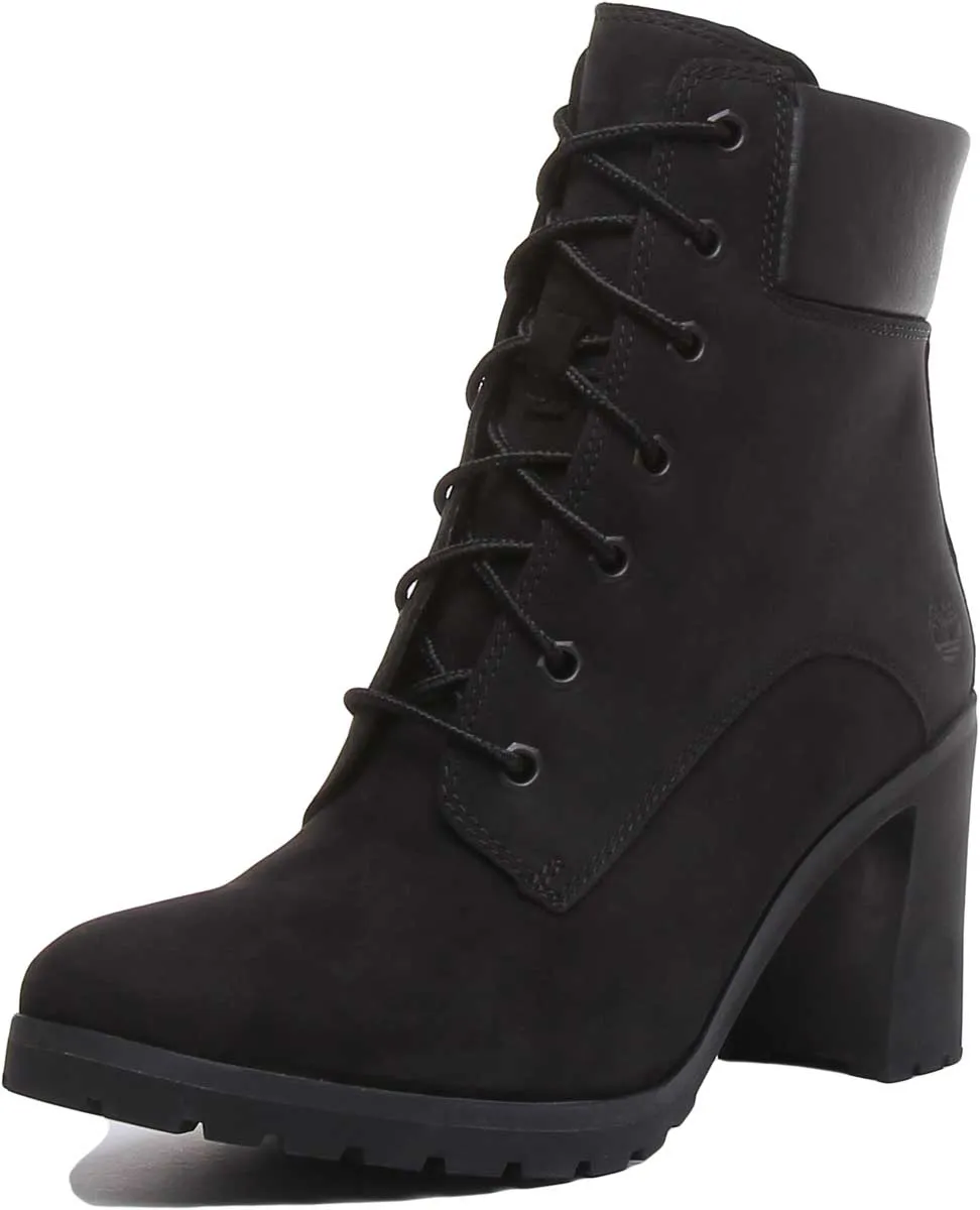 Timberland A1Jvb Allington Stiefel mit 6-Zoll-Blockabsatz in Schwarz für Damen Timberland