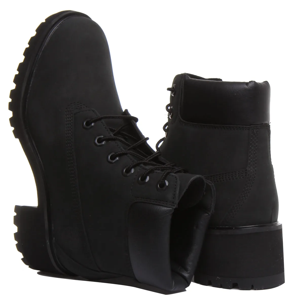 Timberland A25C4 Kinsley Absatzstiefel In Schwarz Für Damen Schuhe Timberland