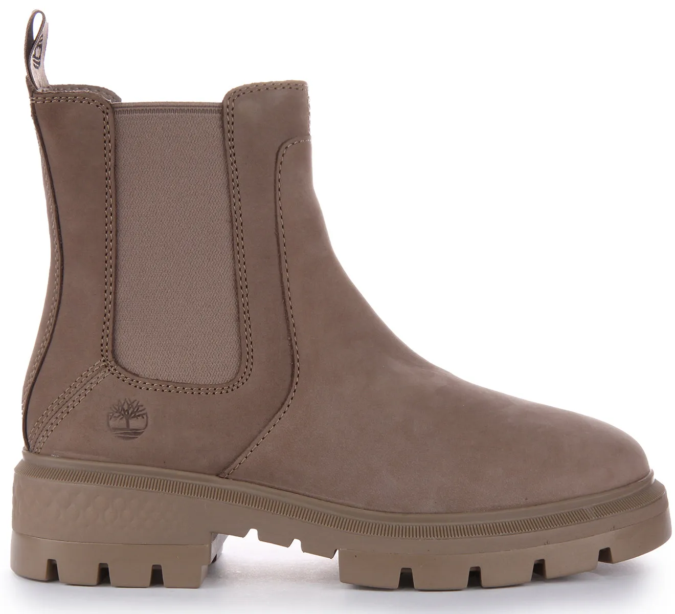 Timberland A41EW Cortina Valley Mid Chelsea in Graubraun für Damen Schuhe Timberland