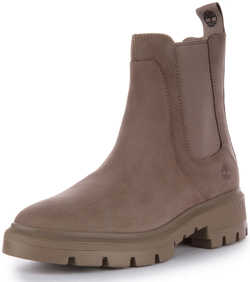Timberland A41EW Cortina Valley Mid Chelsea in Graubraun für Damen Schuhe Timberland