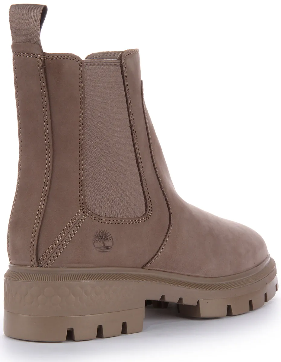 Timberland A41EW Cortina Valley Mid Chelsea in Graubraun für Damen Schuhe Timberland