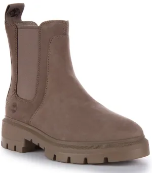 Timberland A41EW Cortina Valley Mid Chelsea in Graubraun für Damen Schuhe Timberland