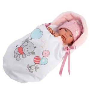 Tina Baby Puppe 44cm mit Dumbo Schlafanzug (L84452)