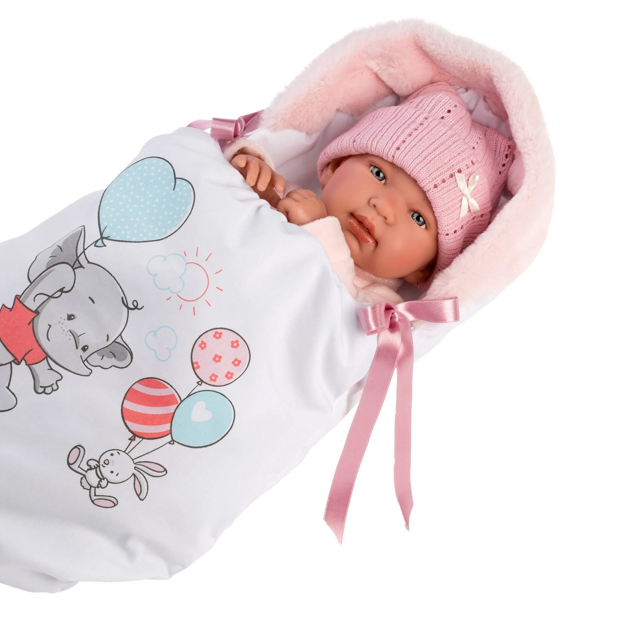 Tina Baby Puppe 44cm mit Dumbo Schlafanzug (L84452)