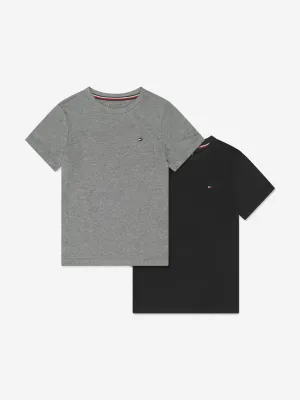 Tommy Hilfiger Jungen T-Shirt Set (2er Pack) in Grau