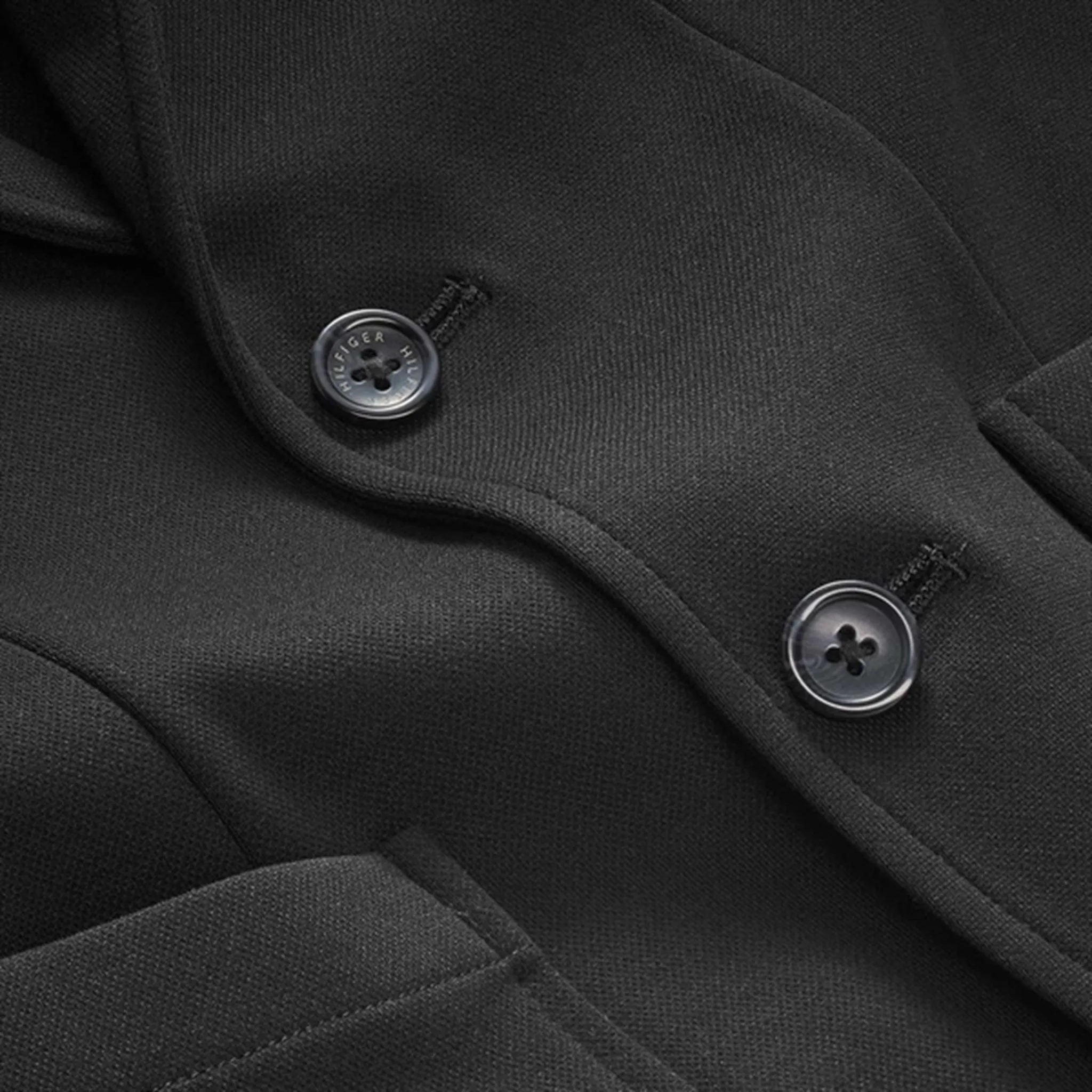 Tommy Hilfiger Comfort Pique Jersey Blazer Schwarz Babykids_Tommy-Hilfiger