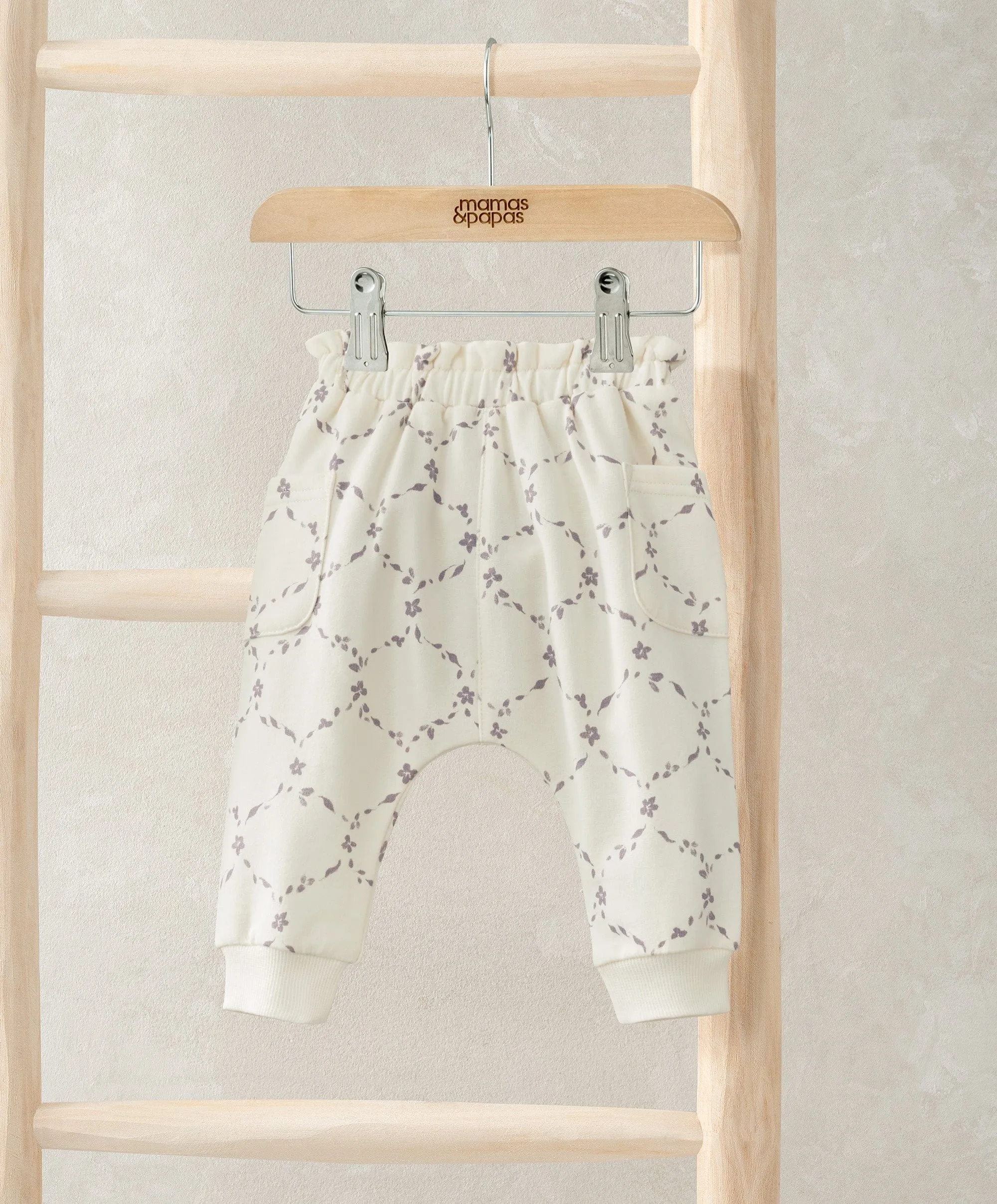 Trellis Print Jogginghosen