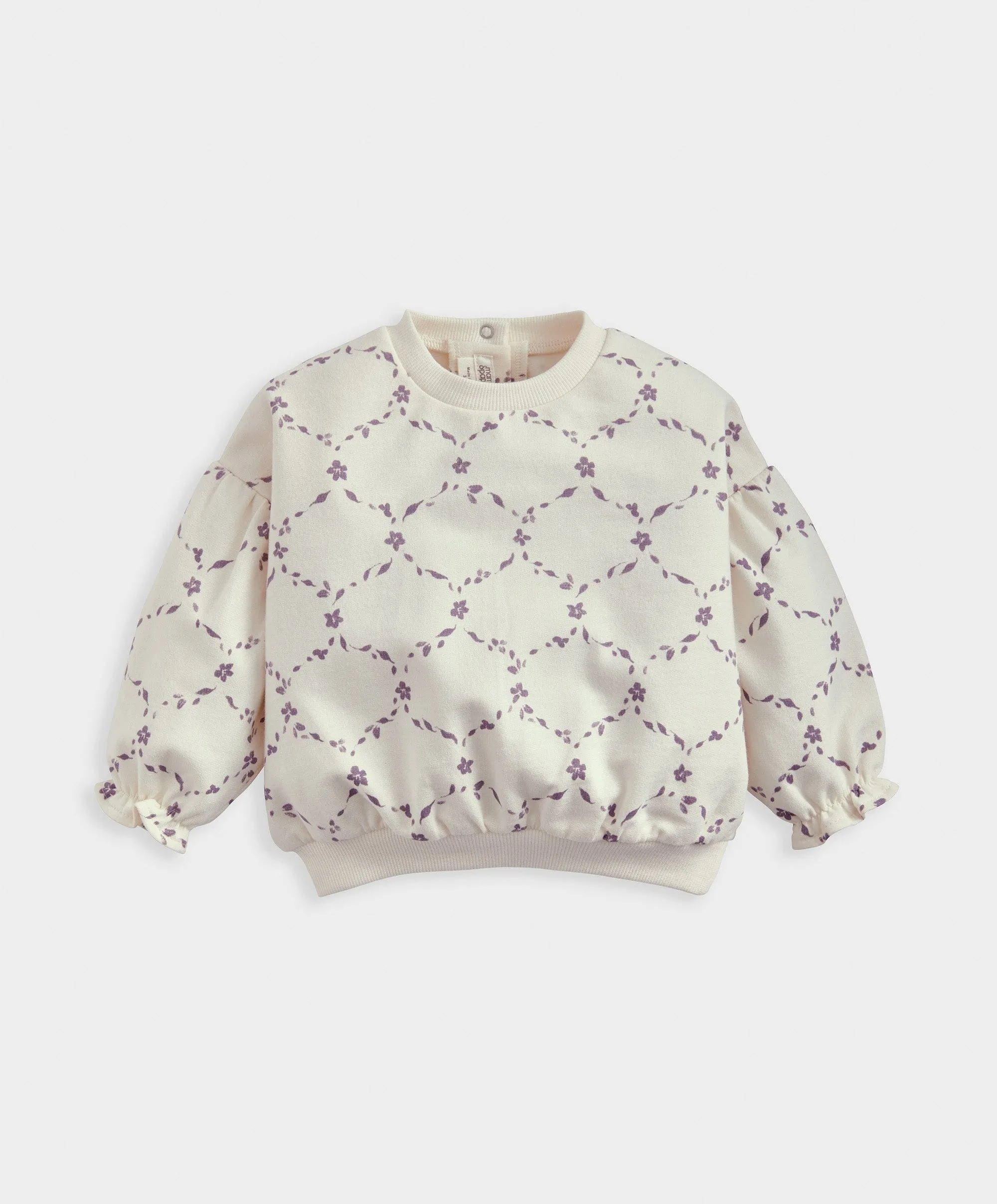 Trellis Print Sweatshirt Babykids Mamas & Papas