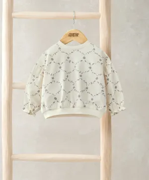 Trellis Print Sweatshirt Babykids Mamas & Papas