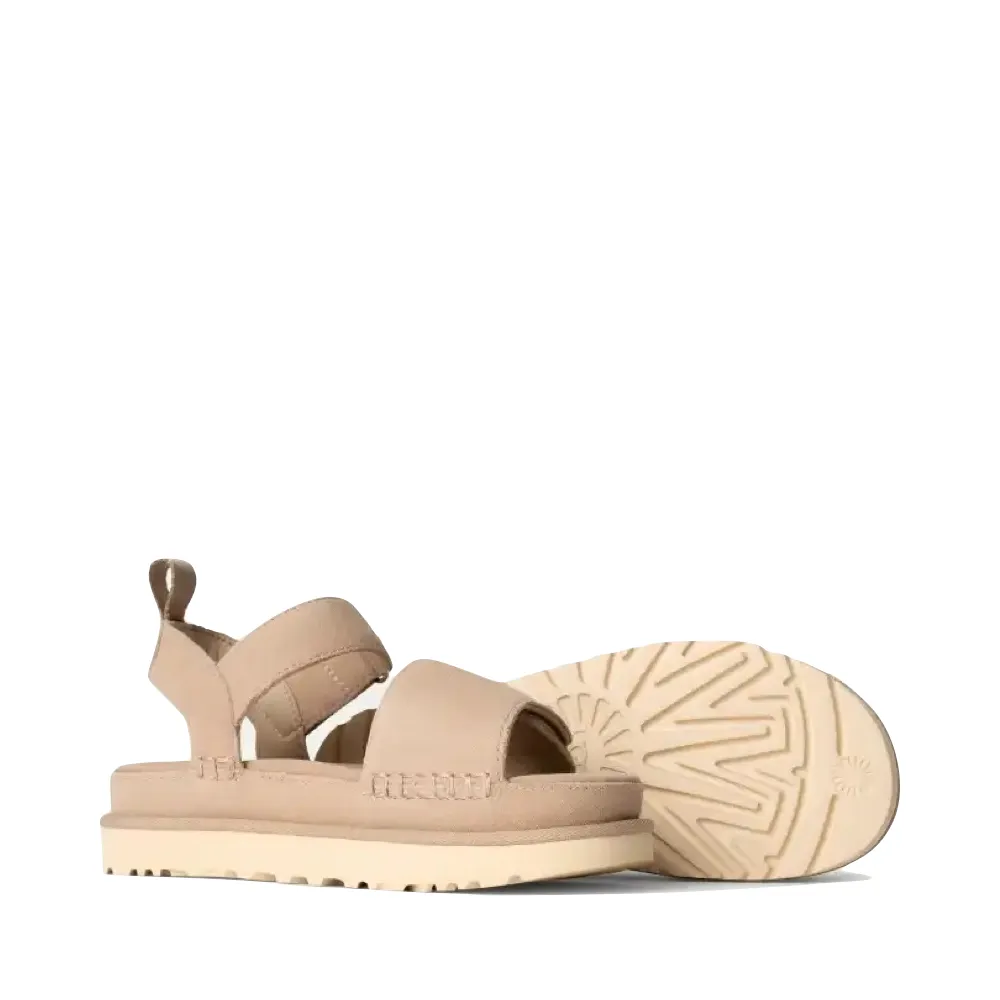 Ugg Damen Goldenstar Plateausandalette in Sand