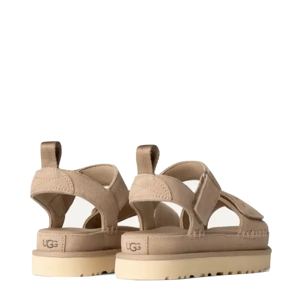 Ugg Damen Goldenstar Plateausandalette in Sand