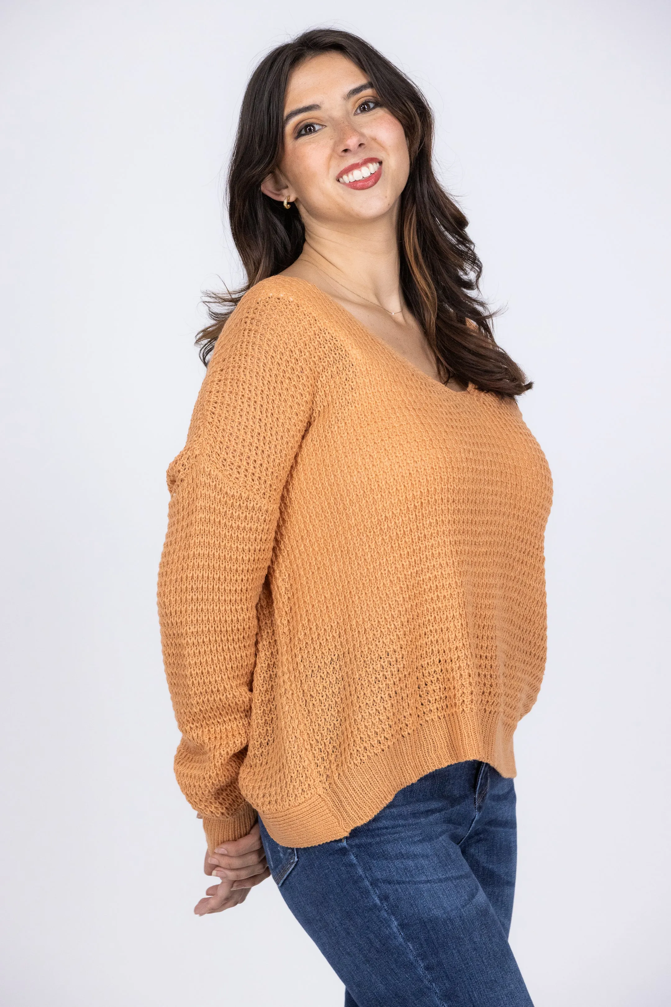 Unexpected Twist Damen Sweater mit avantgardistischem Strickdesign *Endgültiger Verkauf*