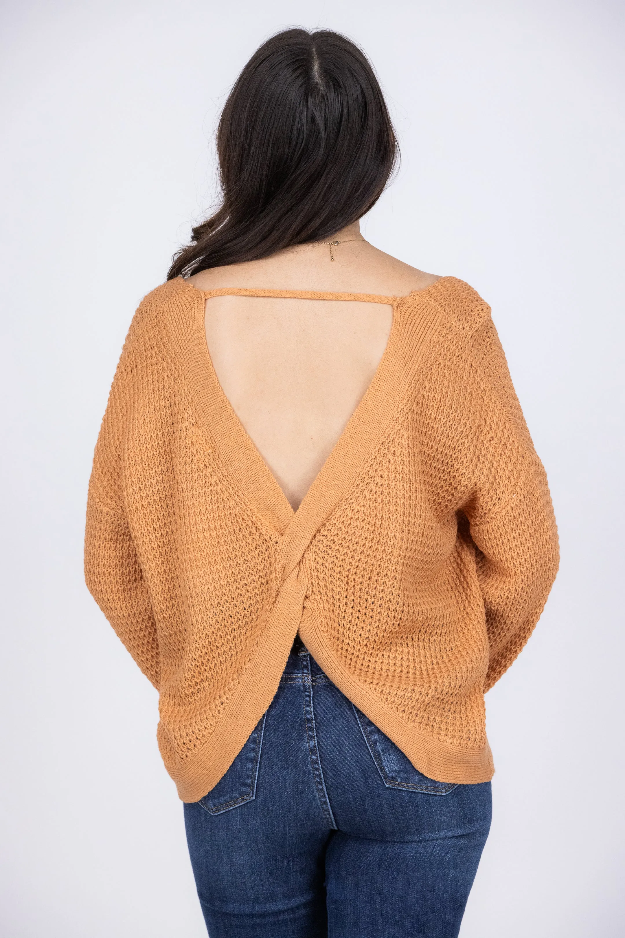 Unexpected Twist Damen Sweater mit avantgardistischem Strickdesign *Endgültiger Verkauf*