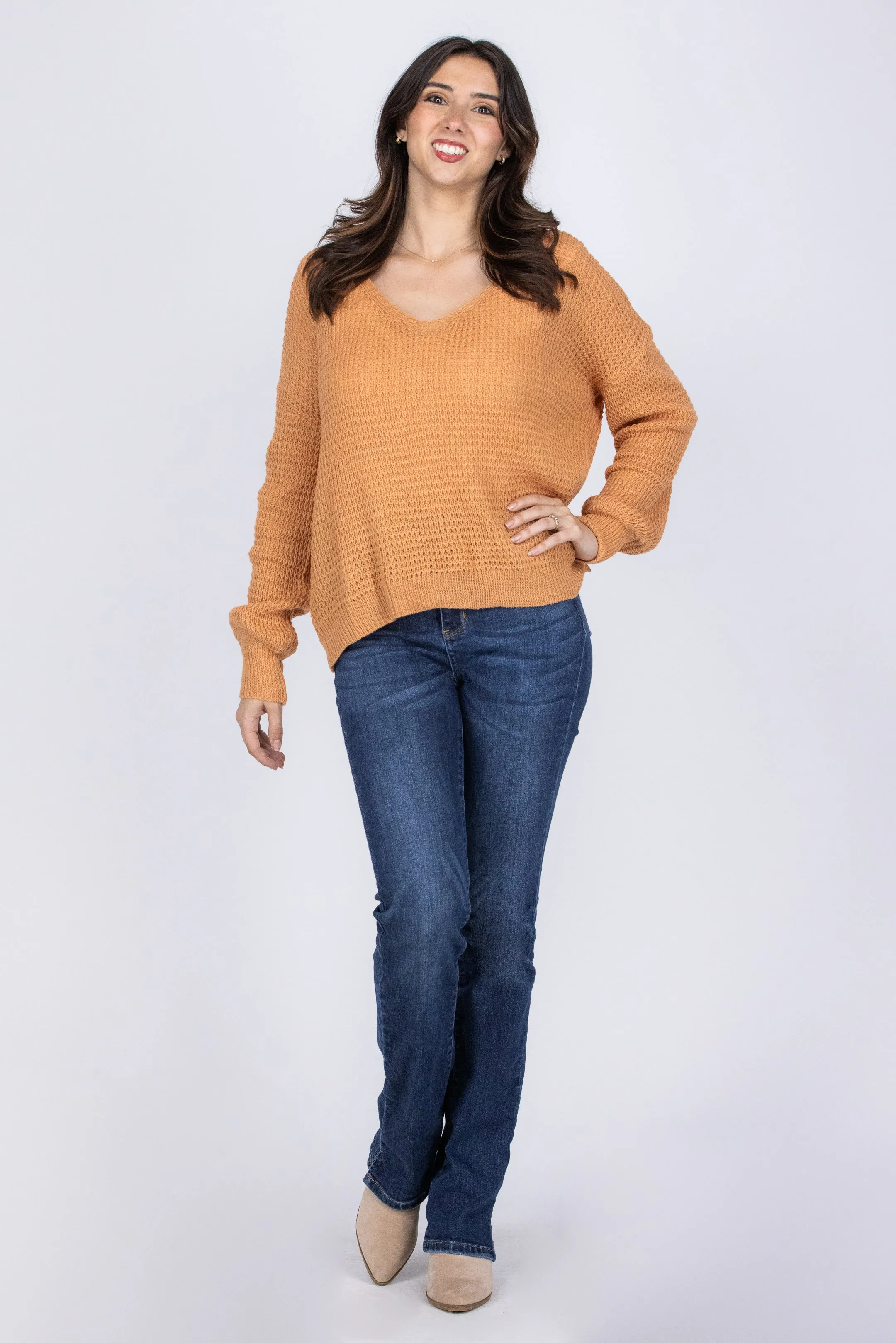 Unexpected Twist Damen Sweater mit avantgardistischem Strickdesign *Endgültiger Verkauf*
