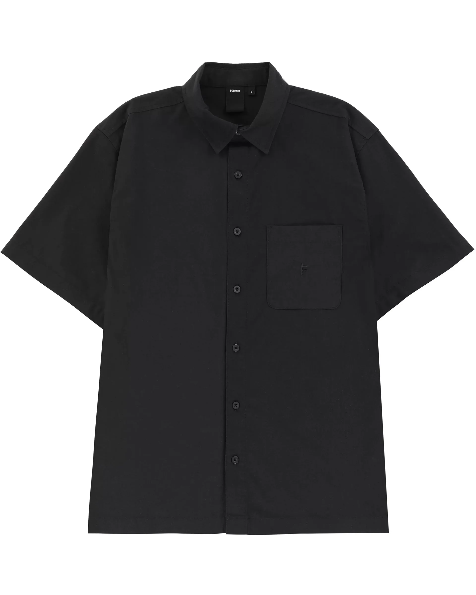 Vivian S/S Hemd - Schwarz