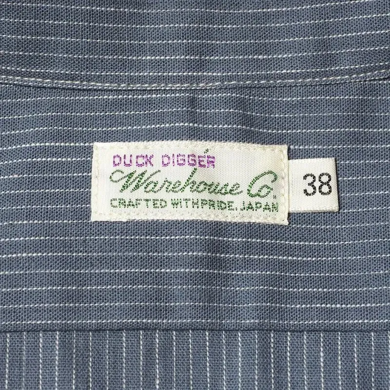 WAREHOUSE & CO. - Los 3054 STRICKSHIRT MIT WACHEN STREIFEN
