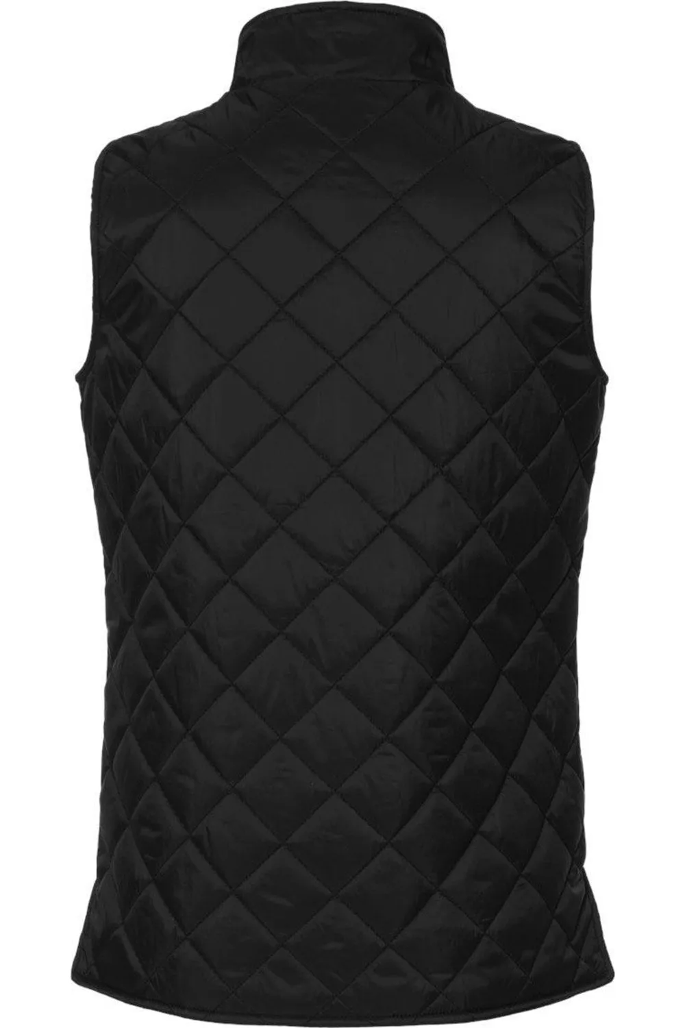Wetterfeste Vintage-Diamant-Steppweste für Damen