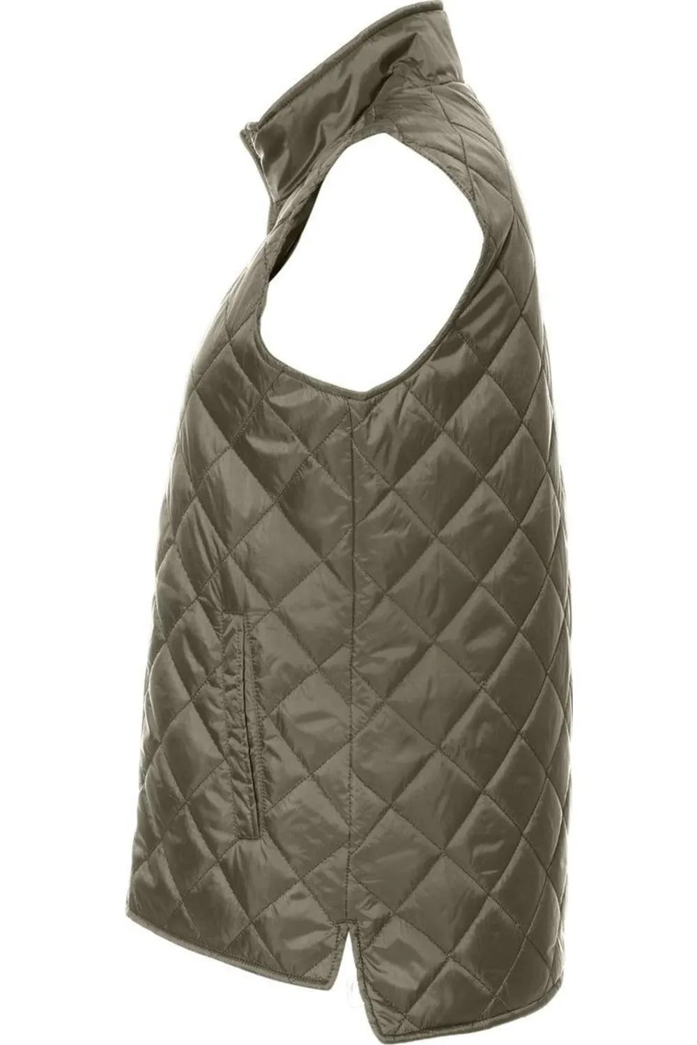 Wetterfeste Vintage-Diamant-Steppweste für Damen