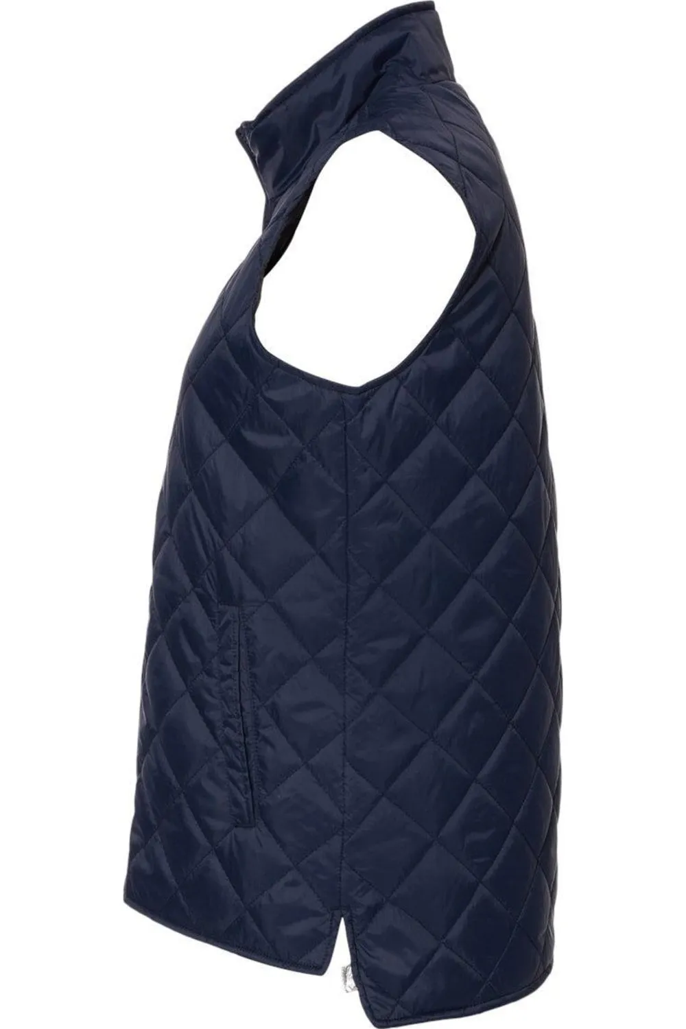 Wetterfeste Vintage-Diamant-Steppweste für Damen