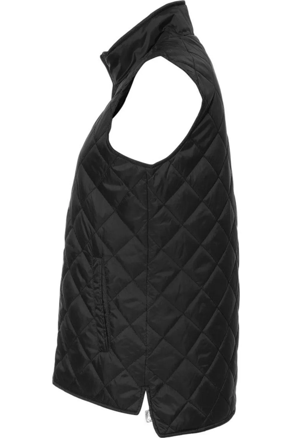 Wetterfeste Vintage-Diamant-Steppweste für Damen