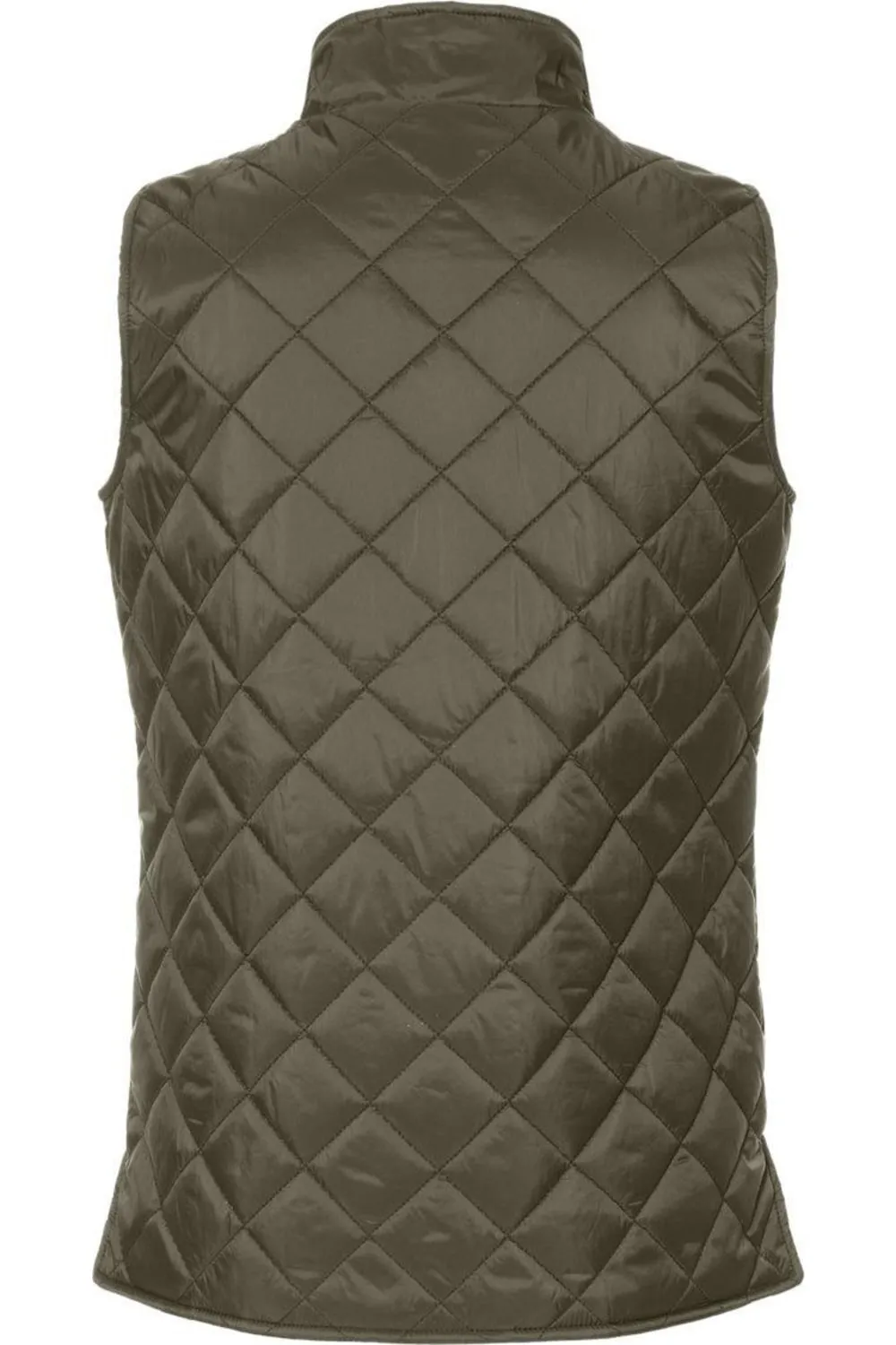 Wetterfeste Vintage-Diamant-Steppweste für Damen
