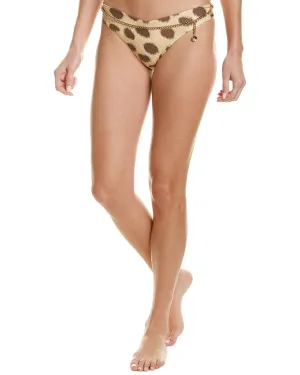 WeWoreWhat Leopard Gürtel Delilah Bikini-Höschen