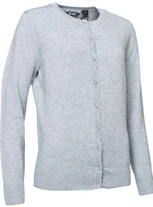 Ellerston Cardigan für Damen in Grau Melange