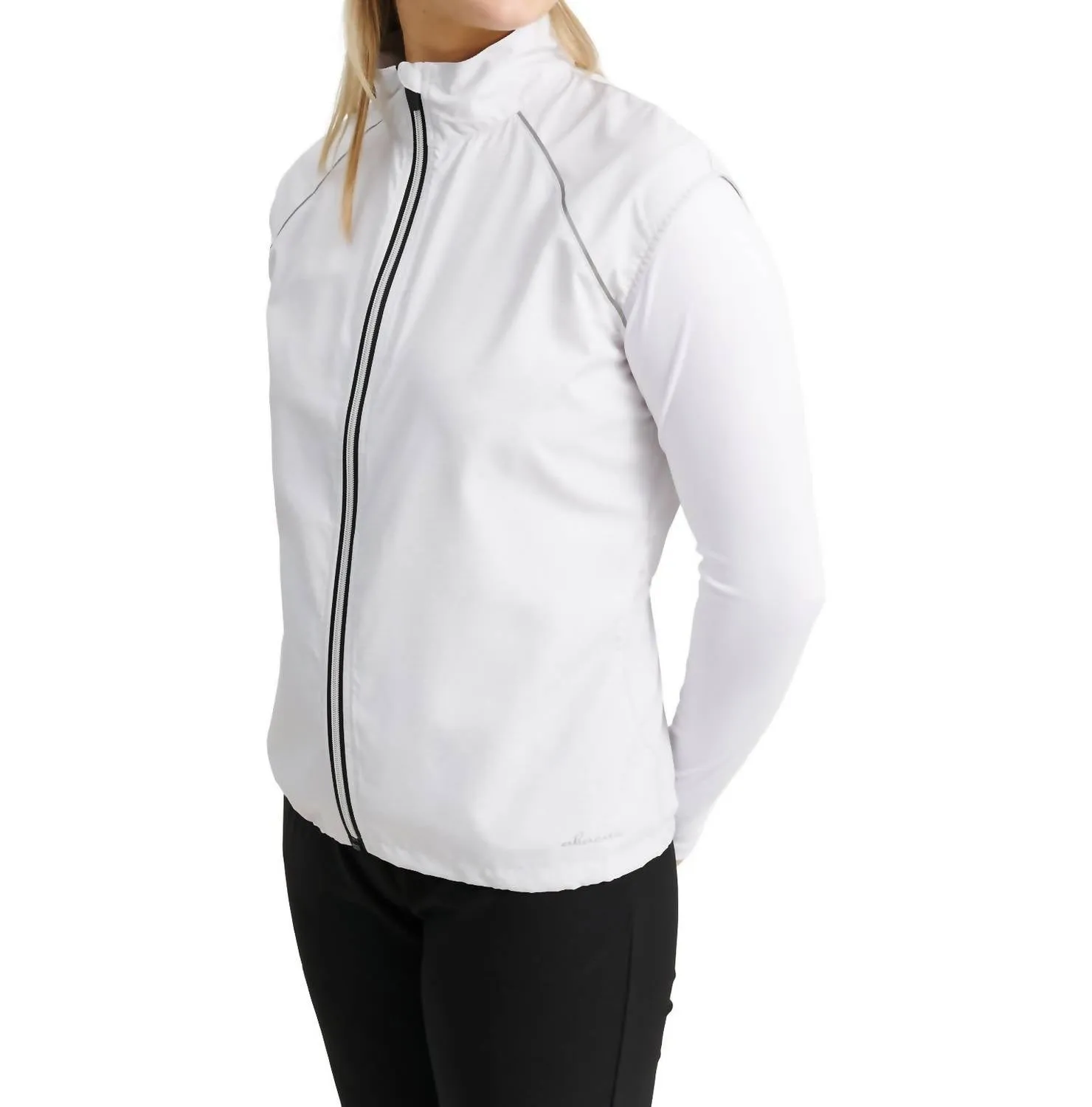 Frauen Ganton Stretch Windweste In Stone Melange
