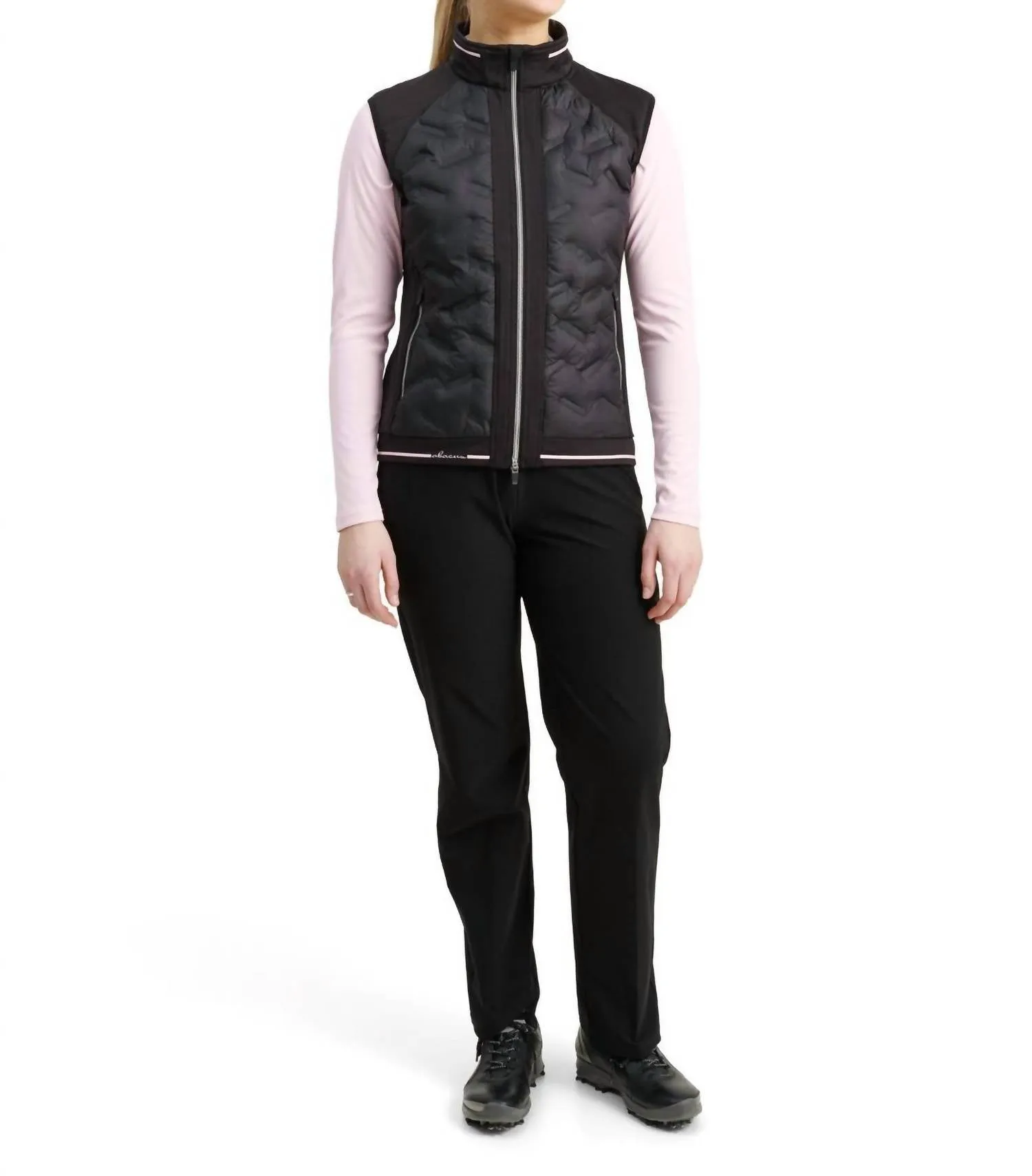 Women Grove Hybrid Weste In Schwarz