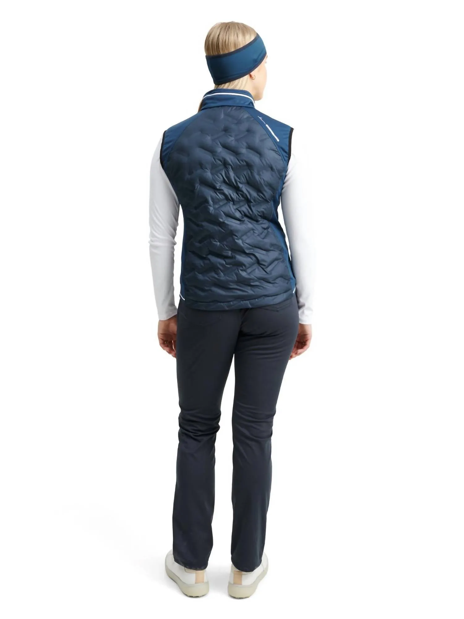 Women Grove Hybrid Weste In Pfauenblau