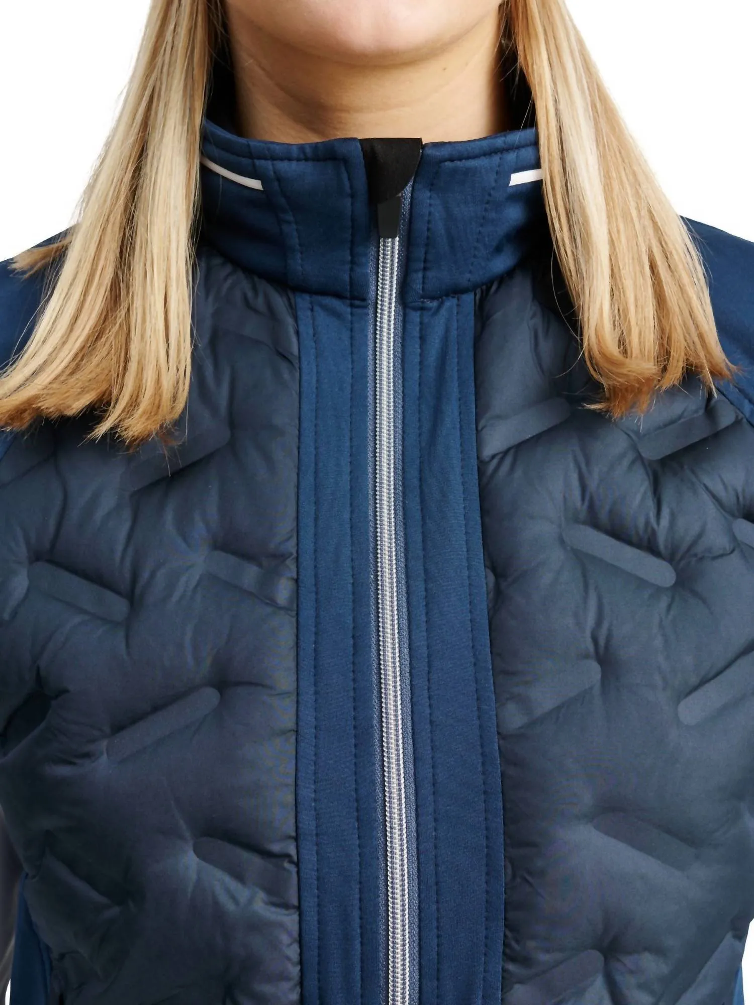 Women Grove Hybrid Weste In Pfauenblau