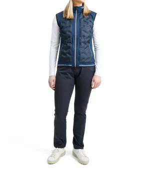 Women Grove Hybrid Weste In Pfauenblau