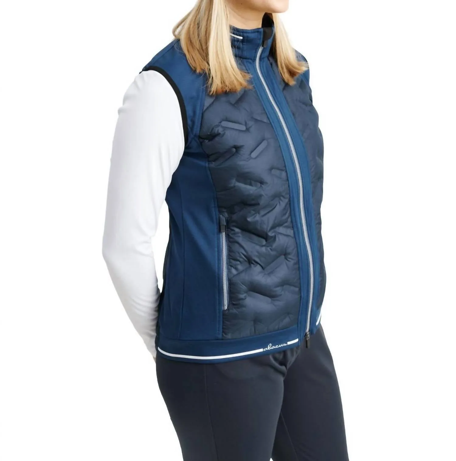 Women Grove Hybrid Weste In Pfauenblau